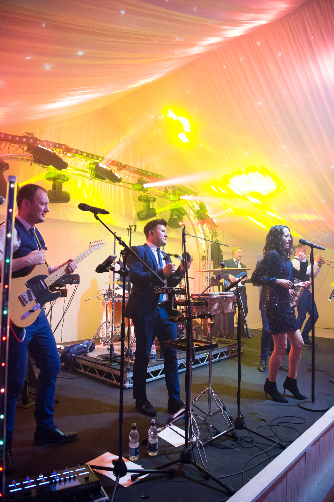 Live musicians playing at Whatley Manor